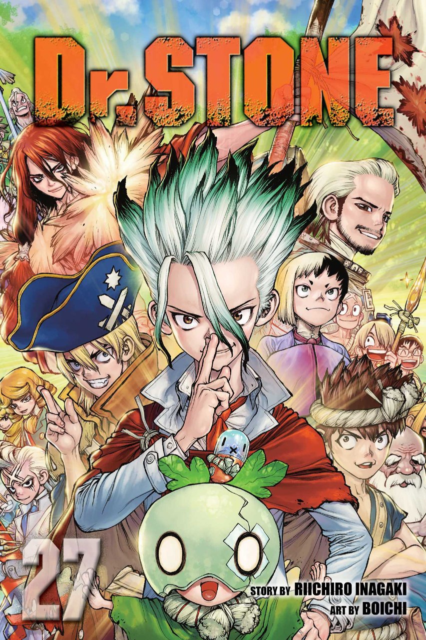 Portada ampliada de Dr. STONE
