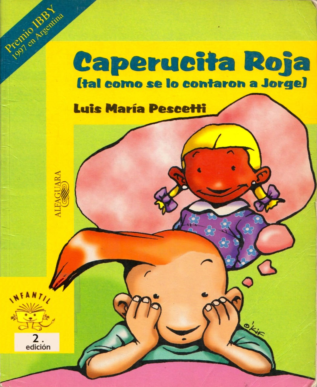Portada ampliada de Caperucita Roja