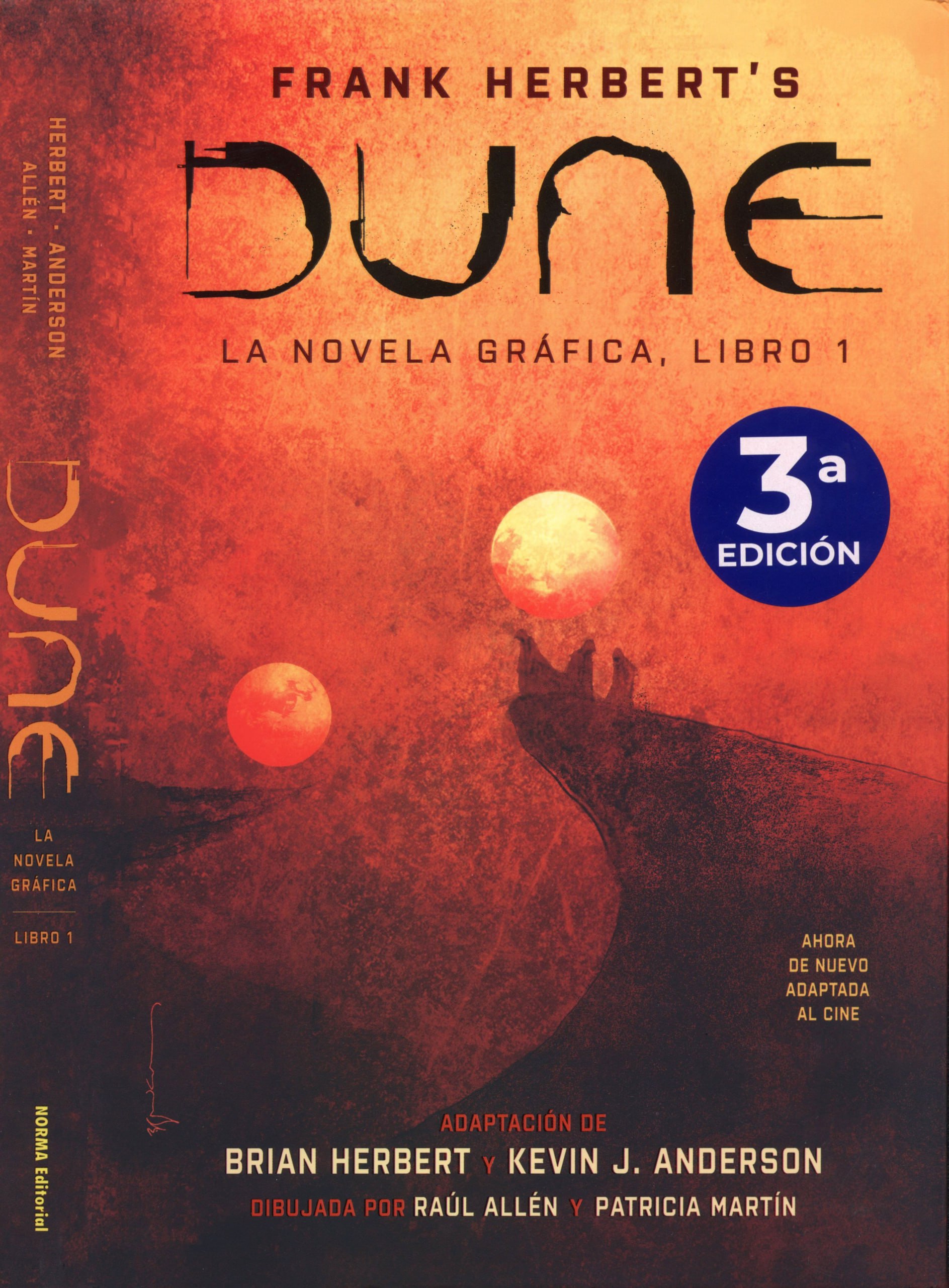 Portada ampliada de FRANK HERBERT'S DUNE