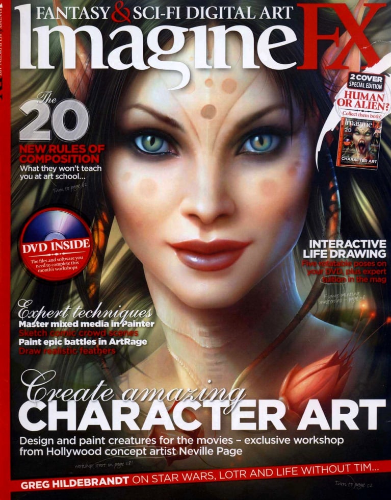 Portada ampliada de ImagineFX