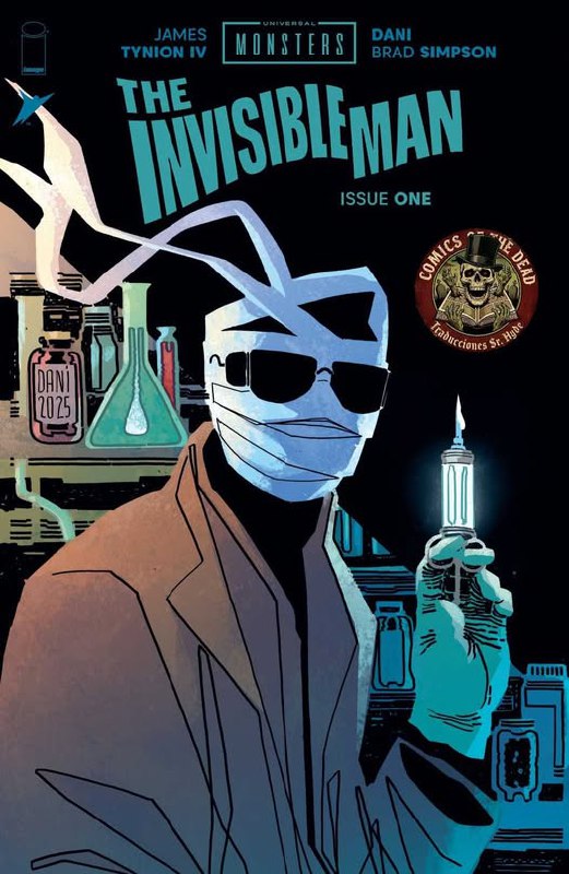 Portada ampliada de THE INVISIBLEMAN ISSUE ONE
