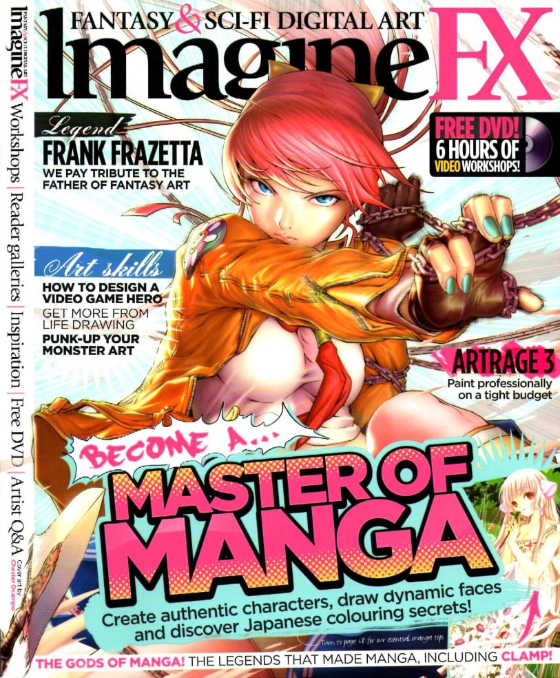 Portada ampliada de Become a Master of Manga