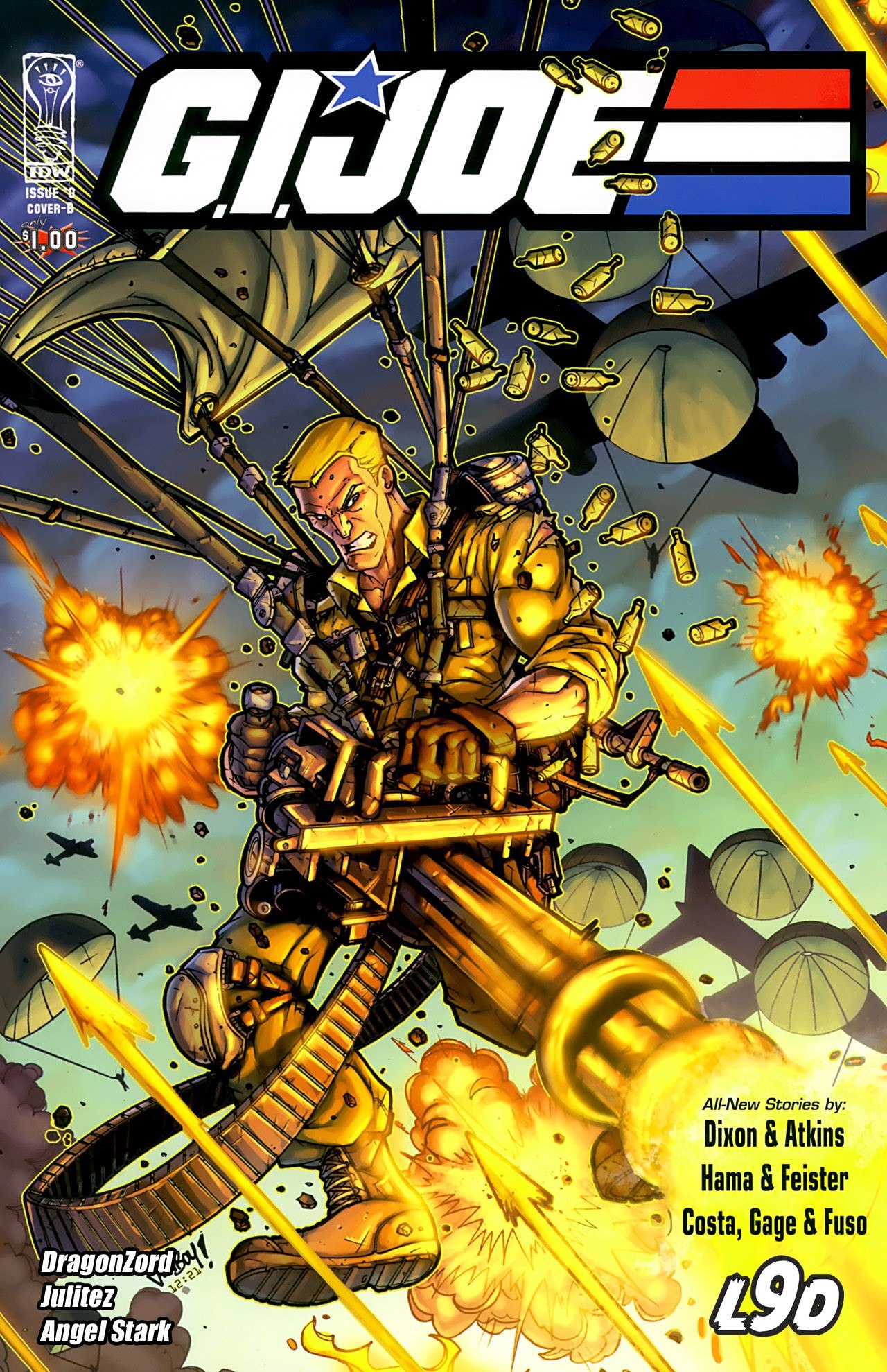 Portada ampliada de G.I. Joe Vol1 (de C.Dixon y R.Atkins)(Ed.IDW)(2008-11)