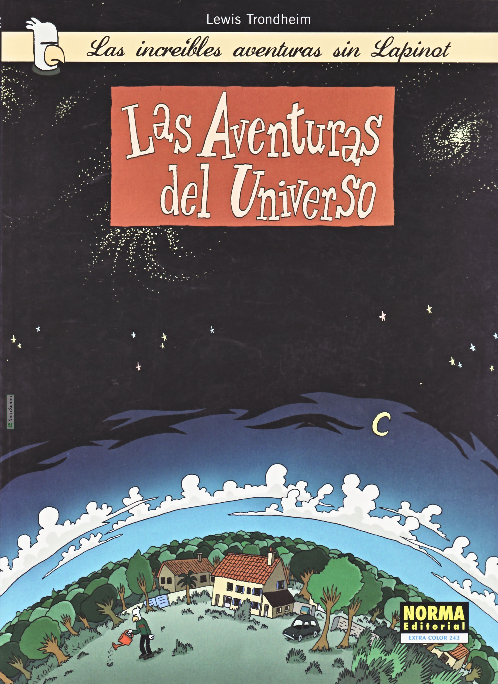 Portada ampliada de Las Aventuras del Universo