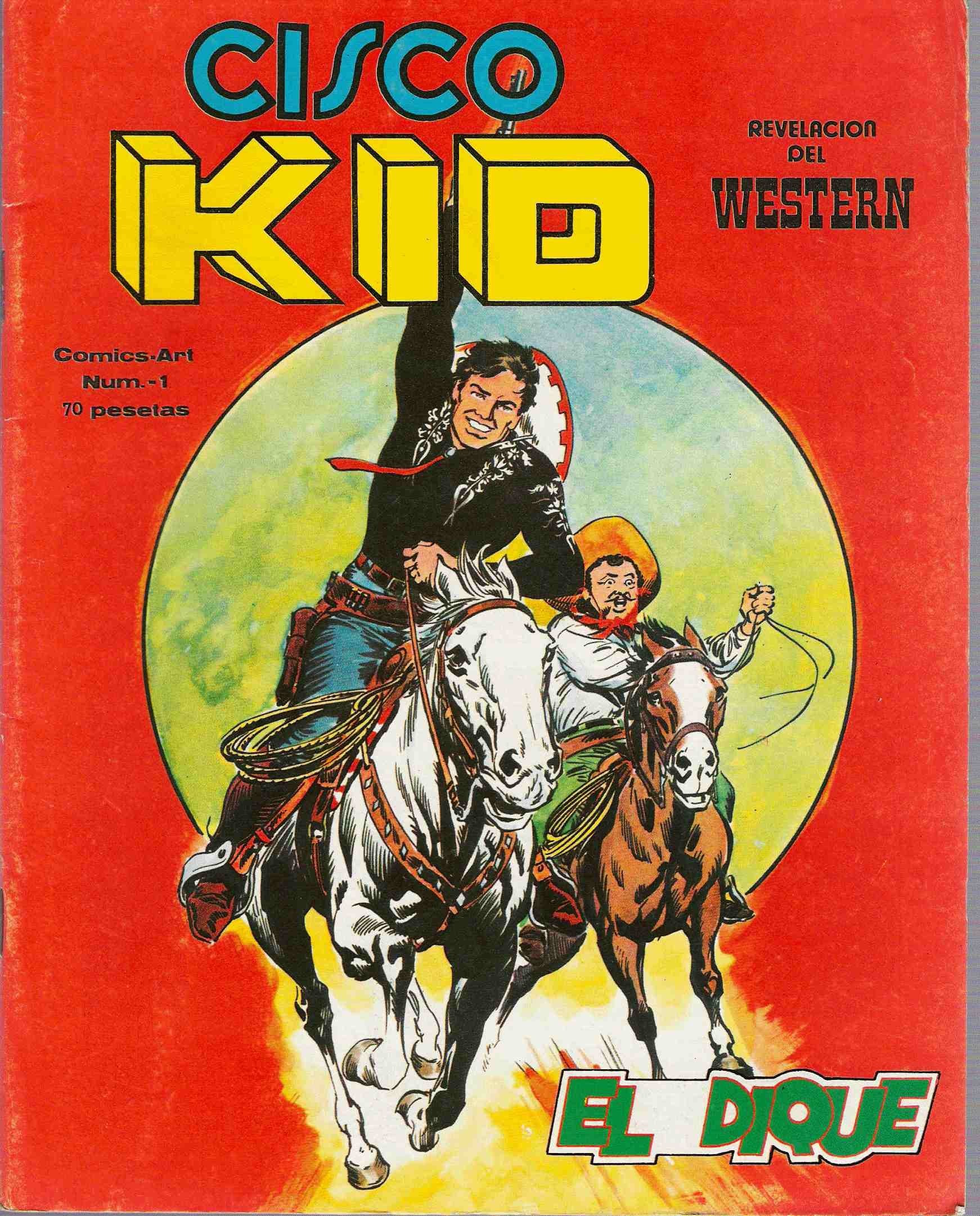 Portada ampliada de Cisco Kid (Ed.Vertice)(1980)