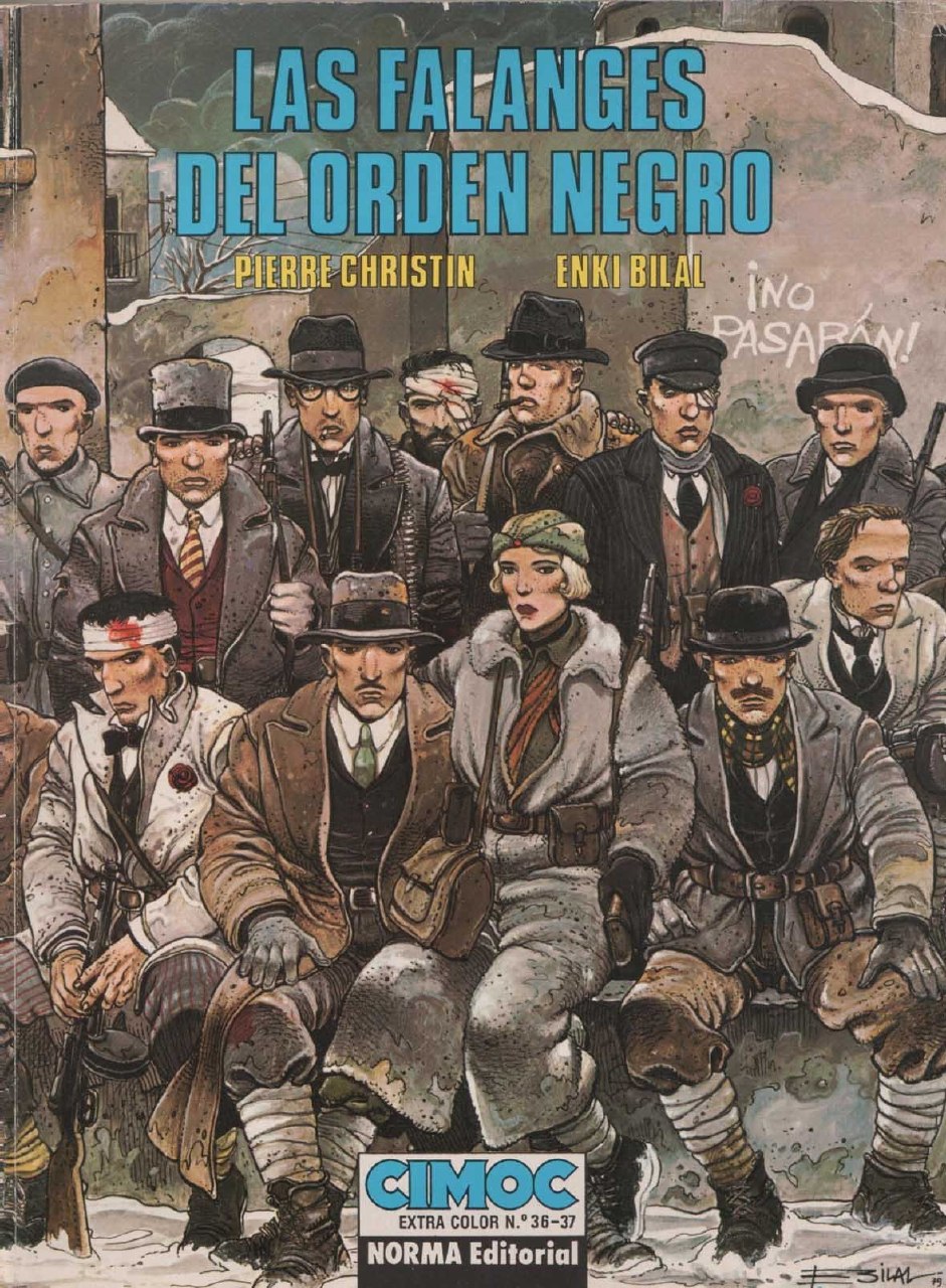 Portada ampliada de LAS FALANGES DEL ORDEN NEGRO