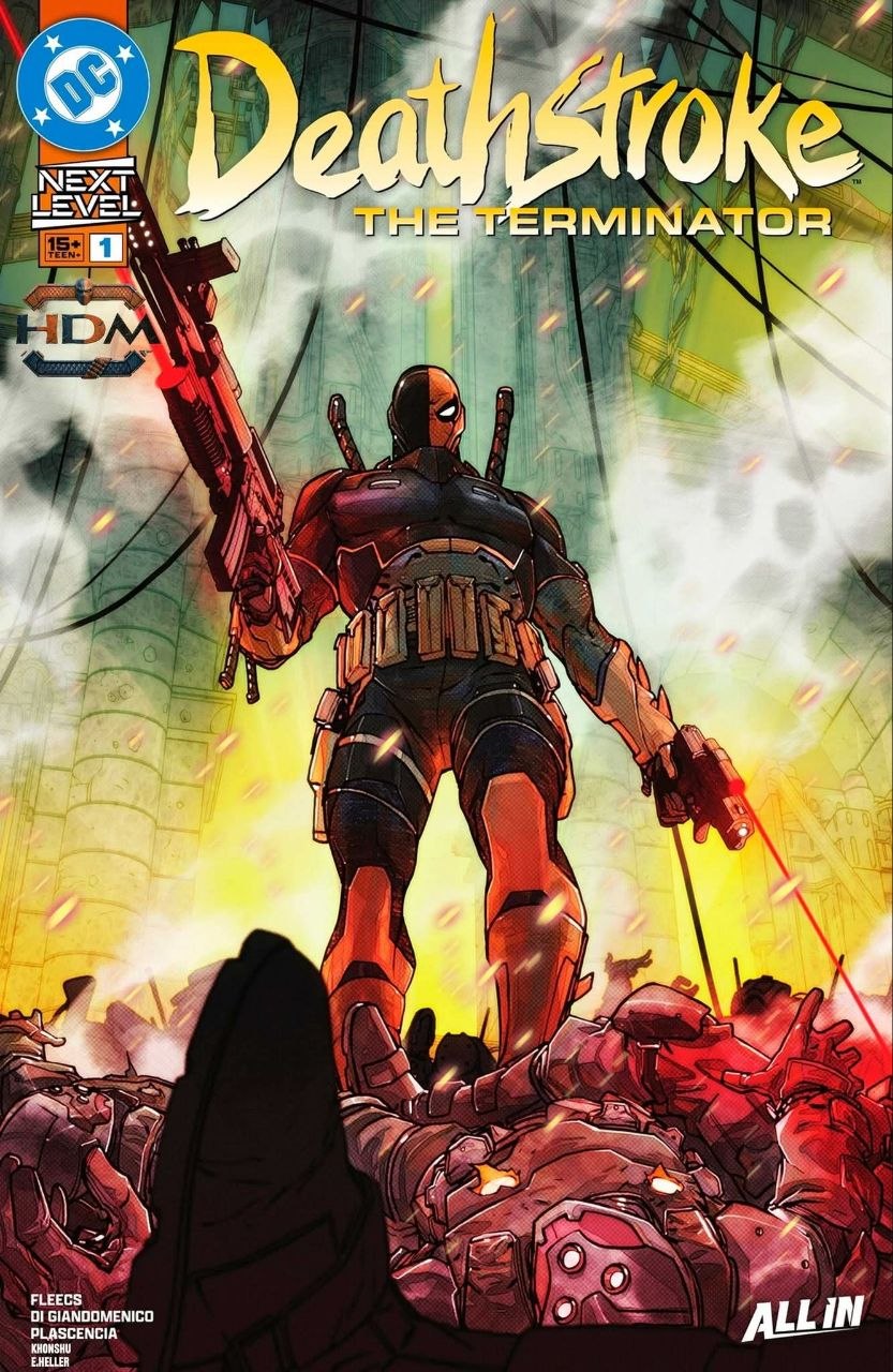 Portada ampliada de Deathstroke THE TERMINATOR