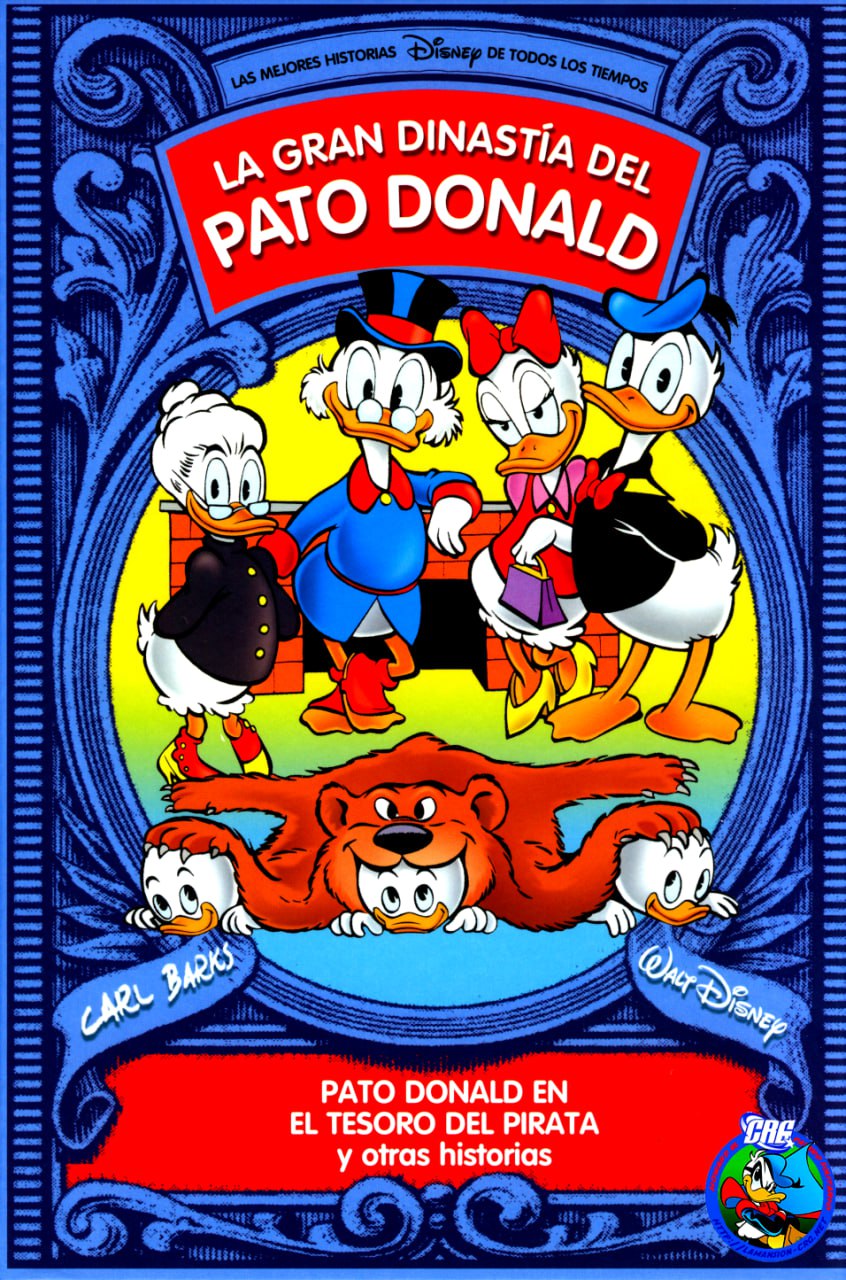 Portada ampliada de LA GRAN DINASTÍA DEL PATO DONALD