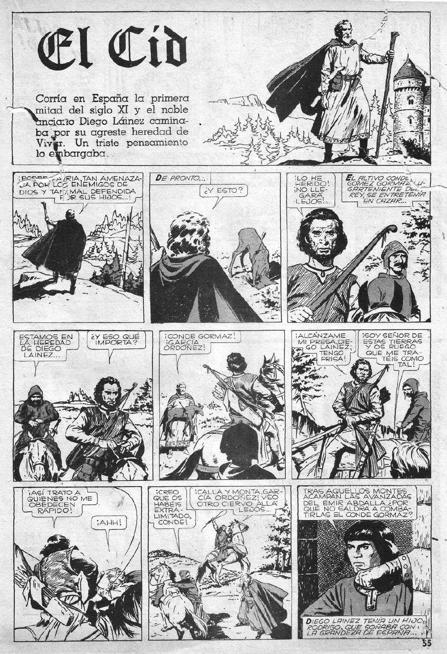 Portada ampliada de El Cid