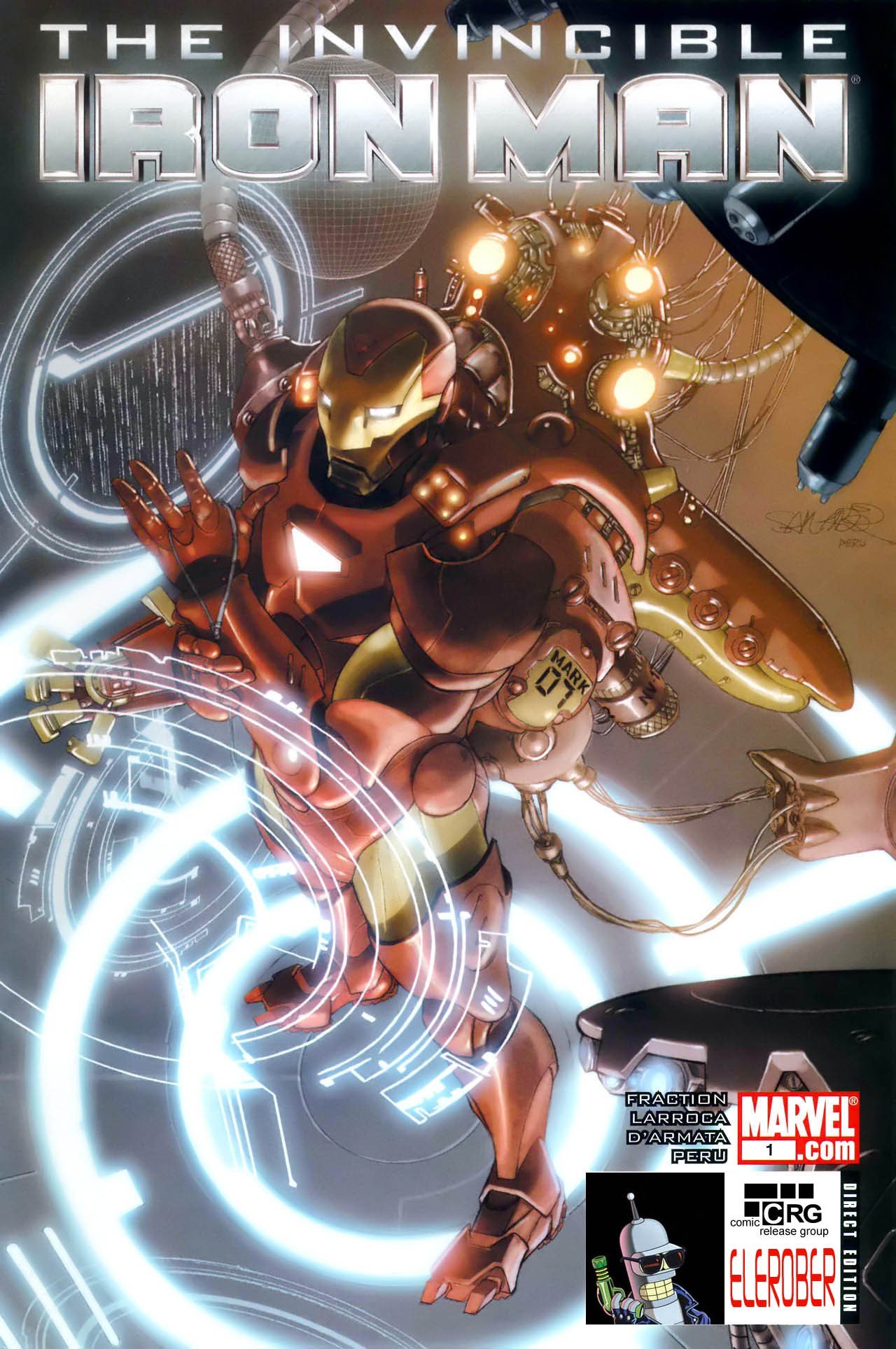 Portada ampliada de THE INVINCIBLE IRON MAN