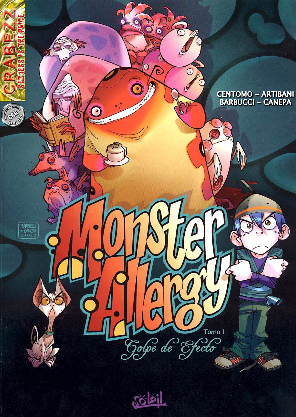 Portada ampliada de Monster Allergy