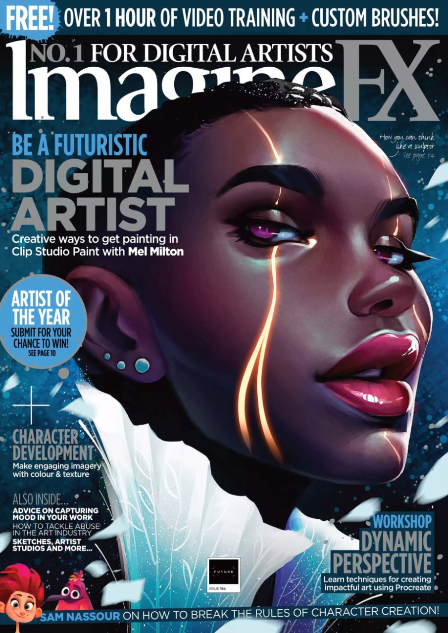 Portada ampliada de Be a futuristic Digital Artist