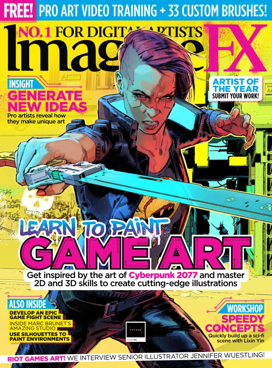Portada ampliada de LEARN TO PAINT GAME ART