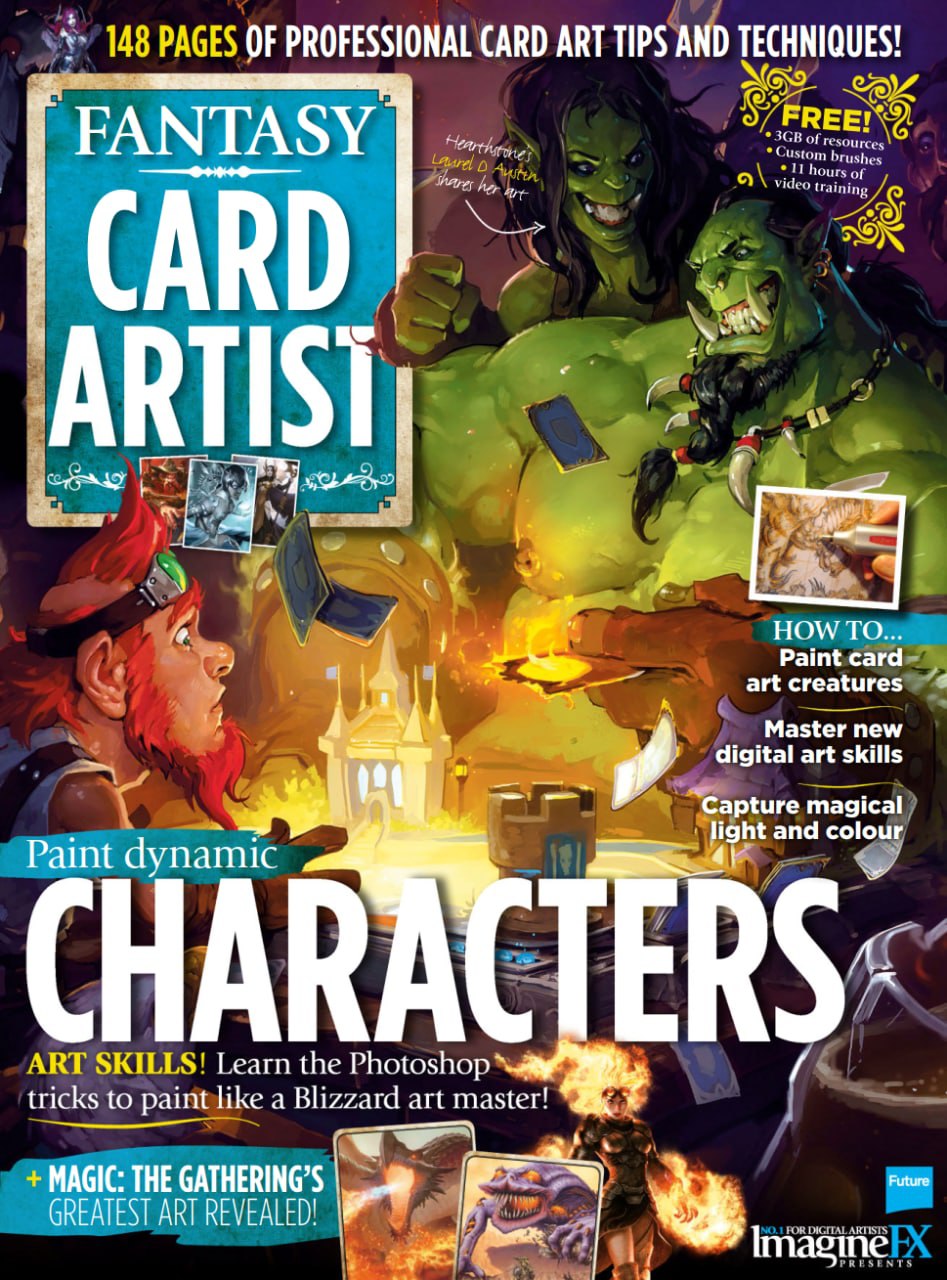 Portada ampliada de FANTASY CARD ARTIST