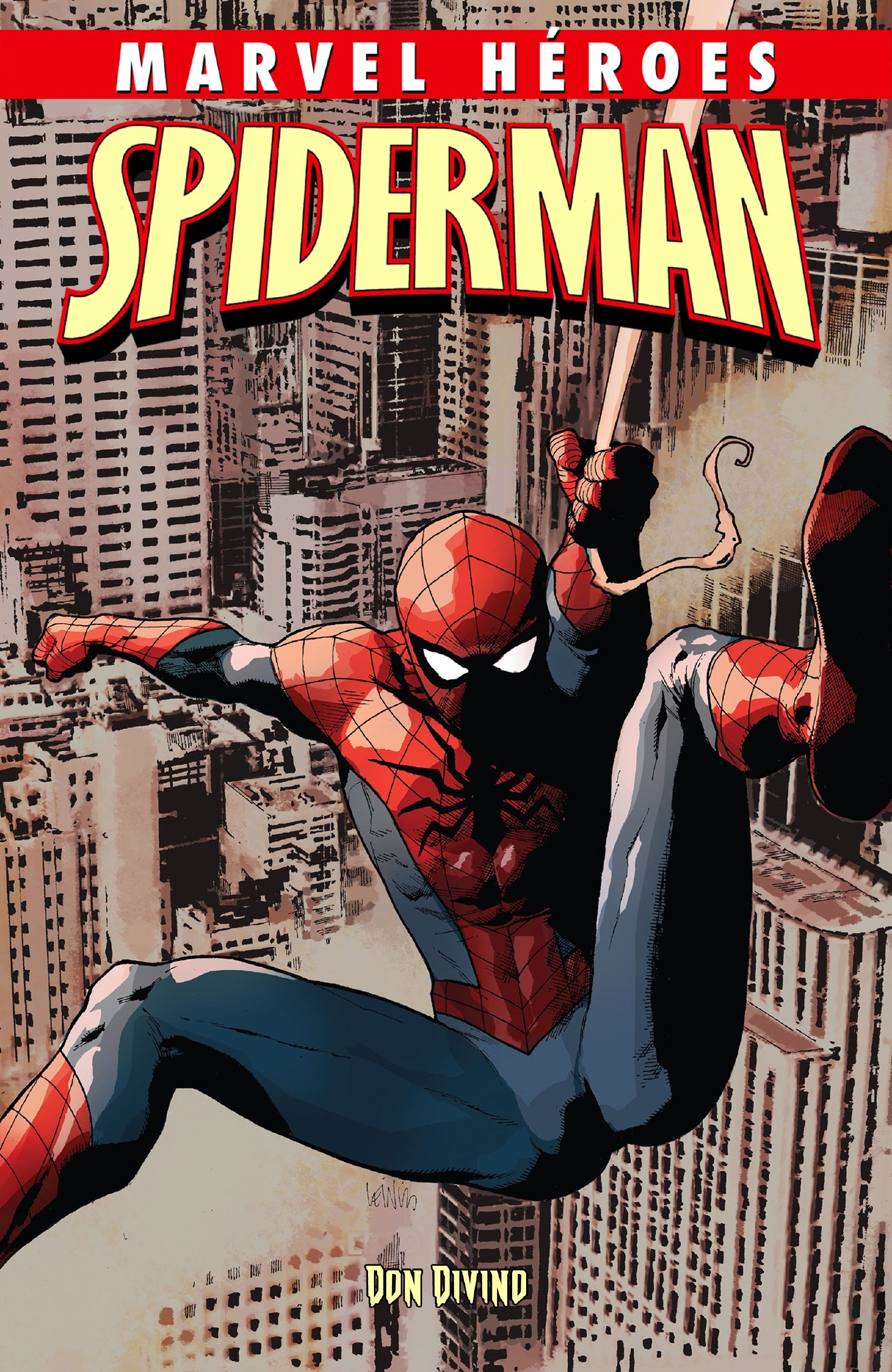 Portada ampliada de MARVEL HÉROES SPIDERMAN
