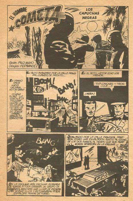Portada ampliada de EL HOMBRE COMETA
