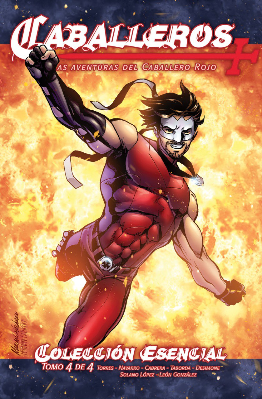 Portada ampliada de Caballeros 4