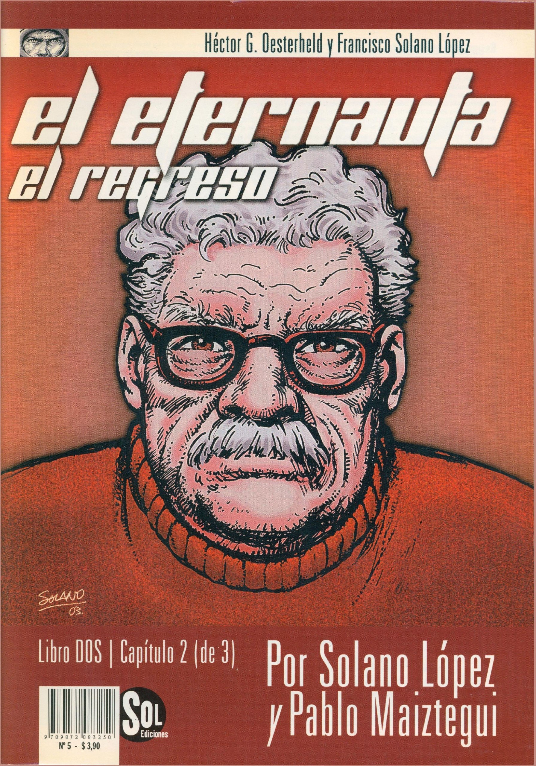 Portada ampliada de el eternauta el regreso
