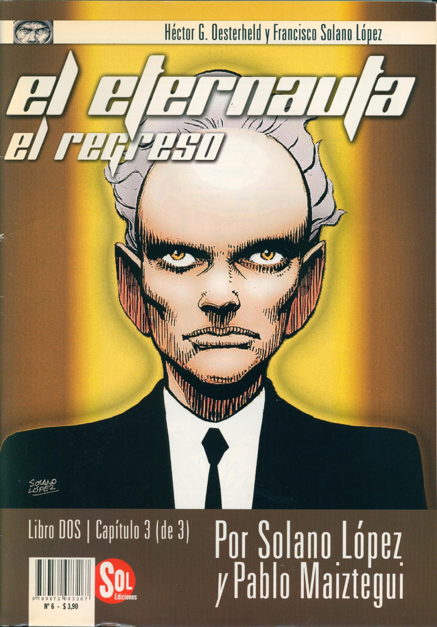 Portada ampliada de el eternauta el regreso