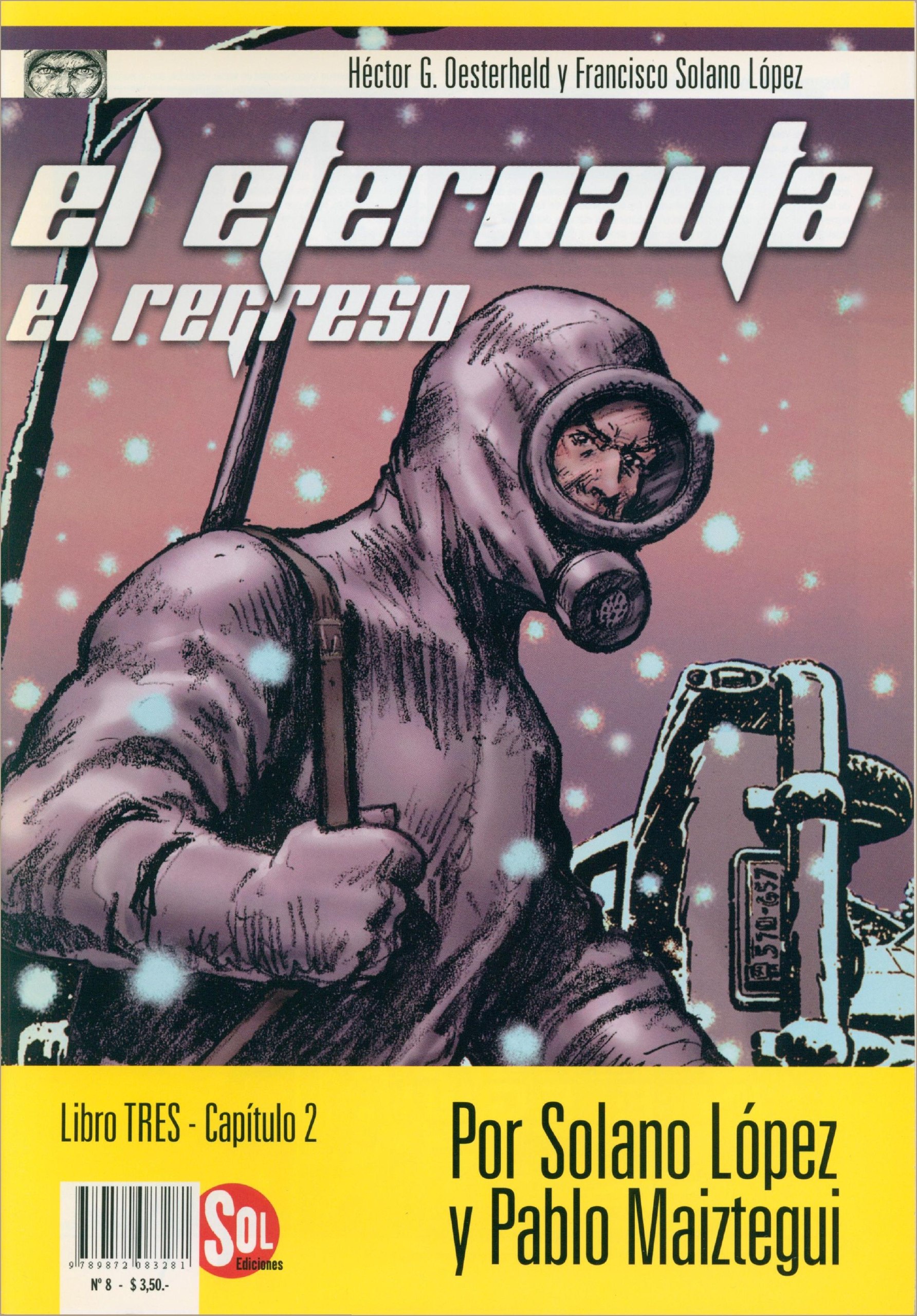 Portada ampliada de el eternauta el regreso
