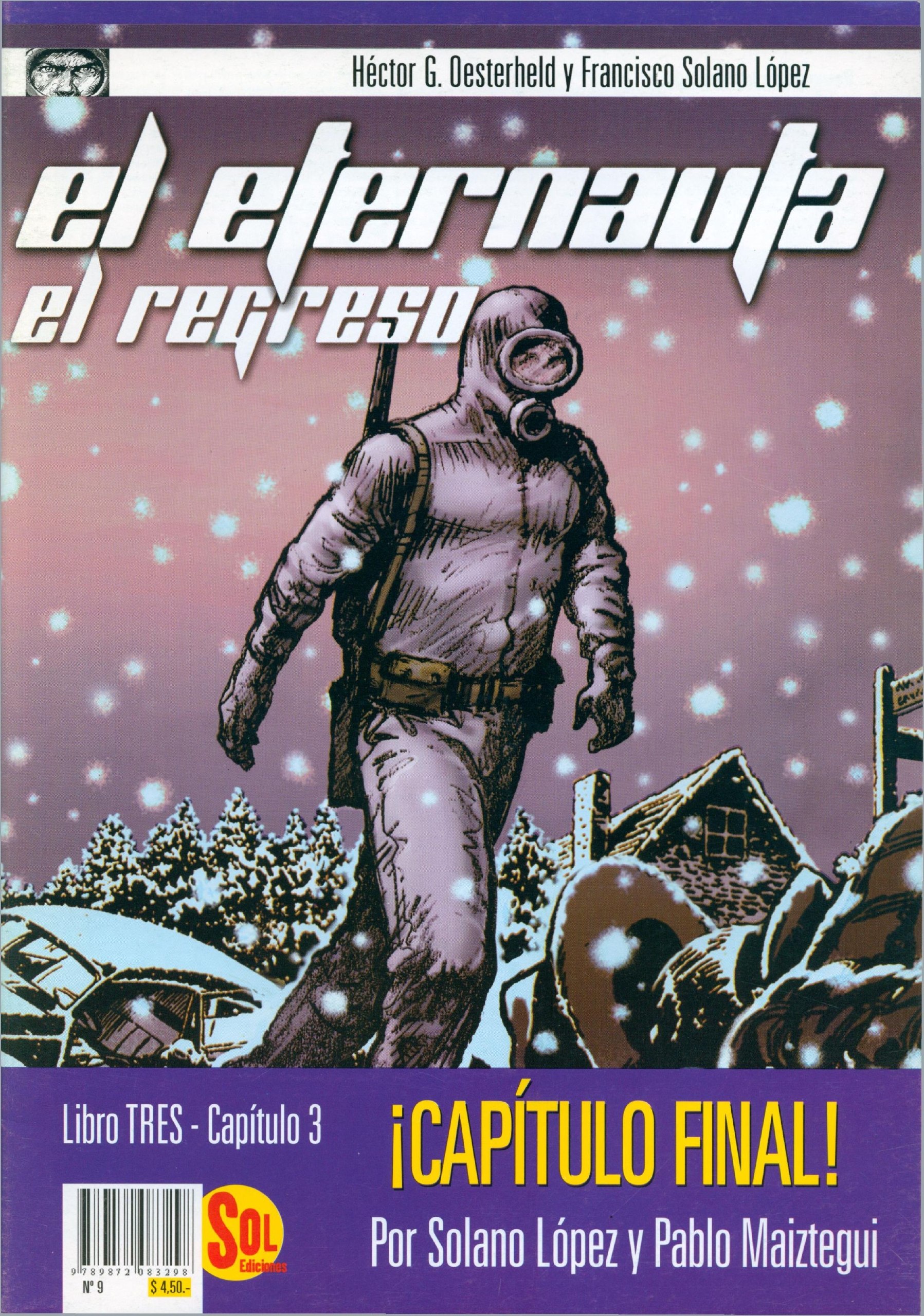 Portada ampliada de el eternauta el regreso