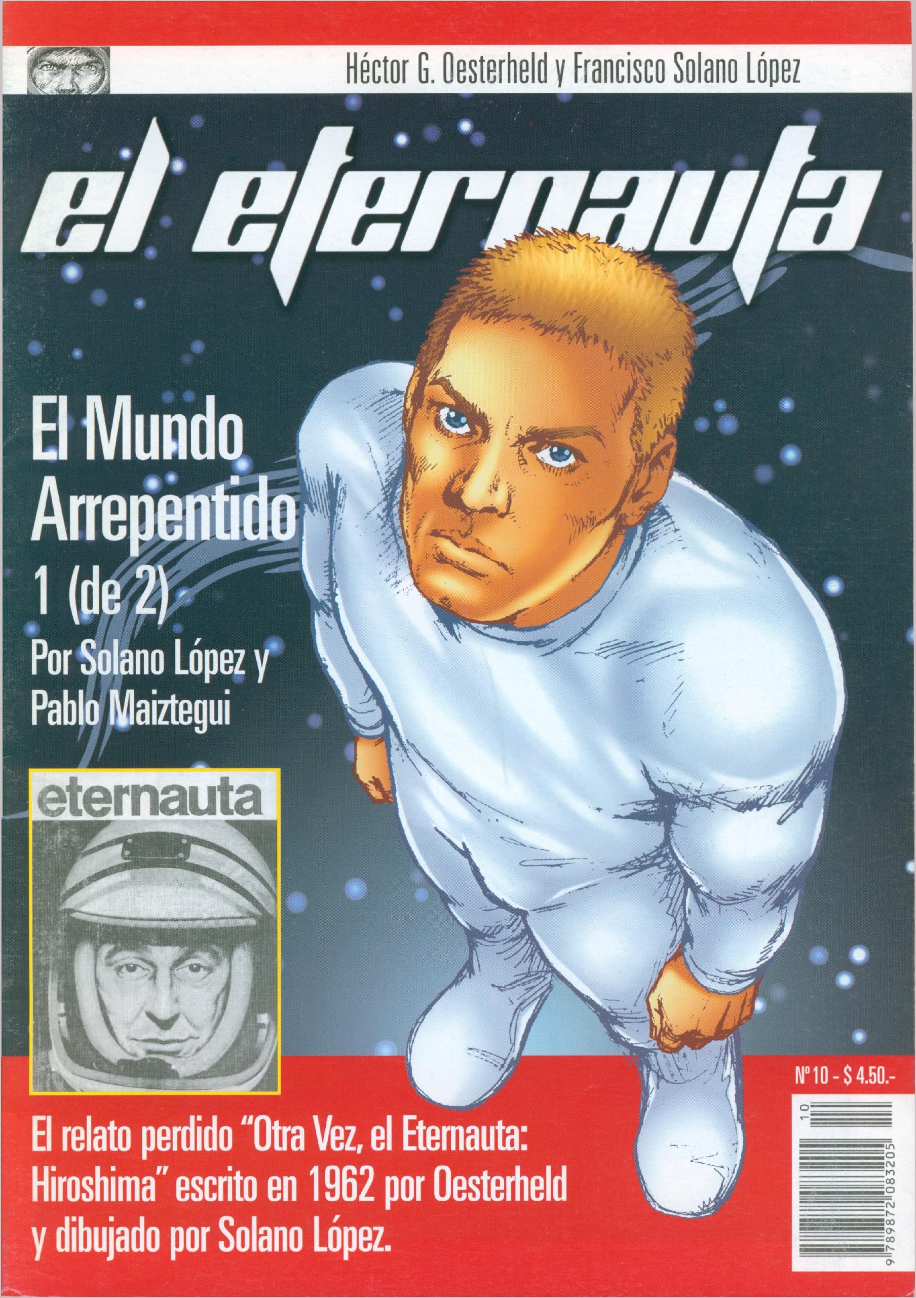 Portada ampliada de el eternauta