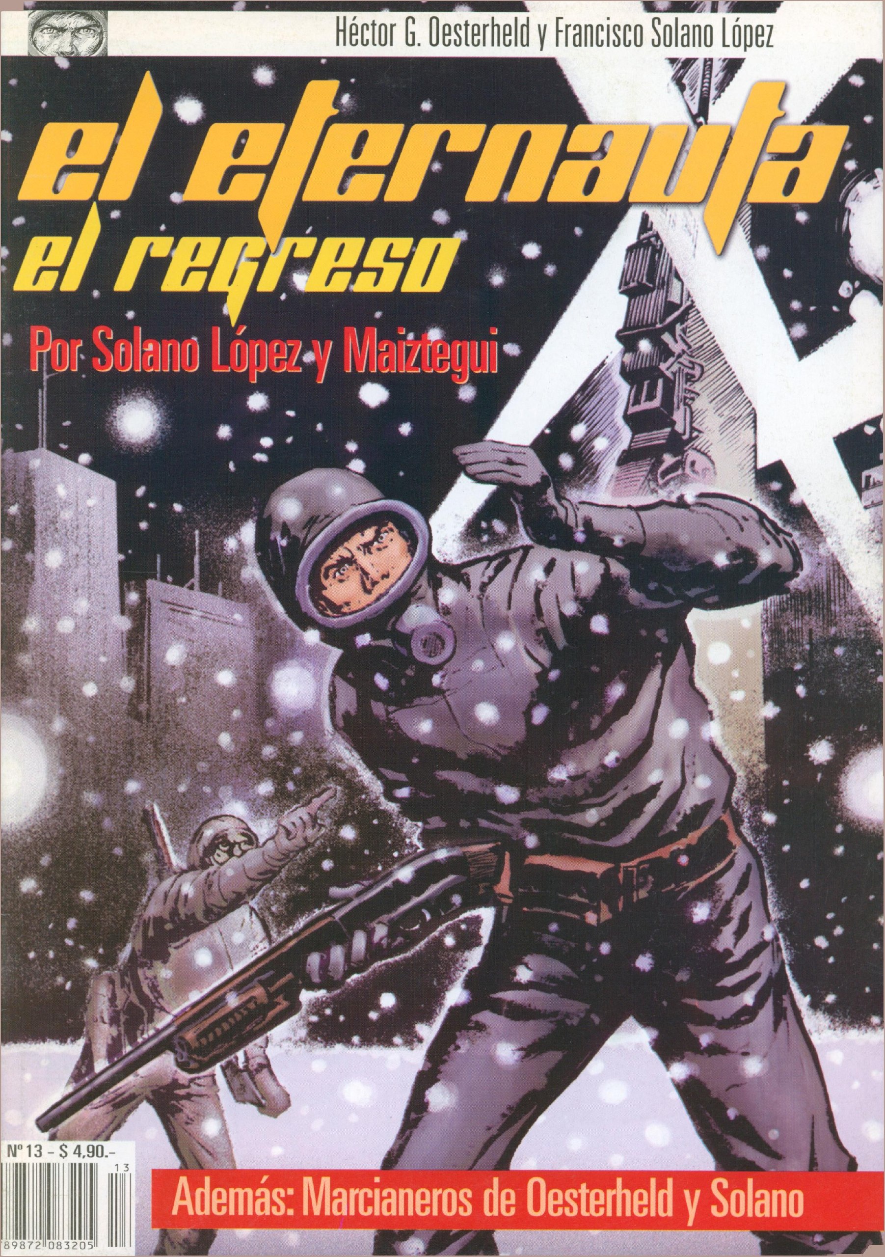 Portada ampliada de el eternauta el regreso