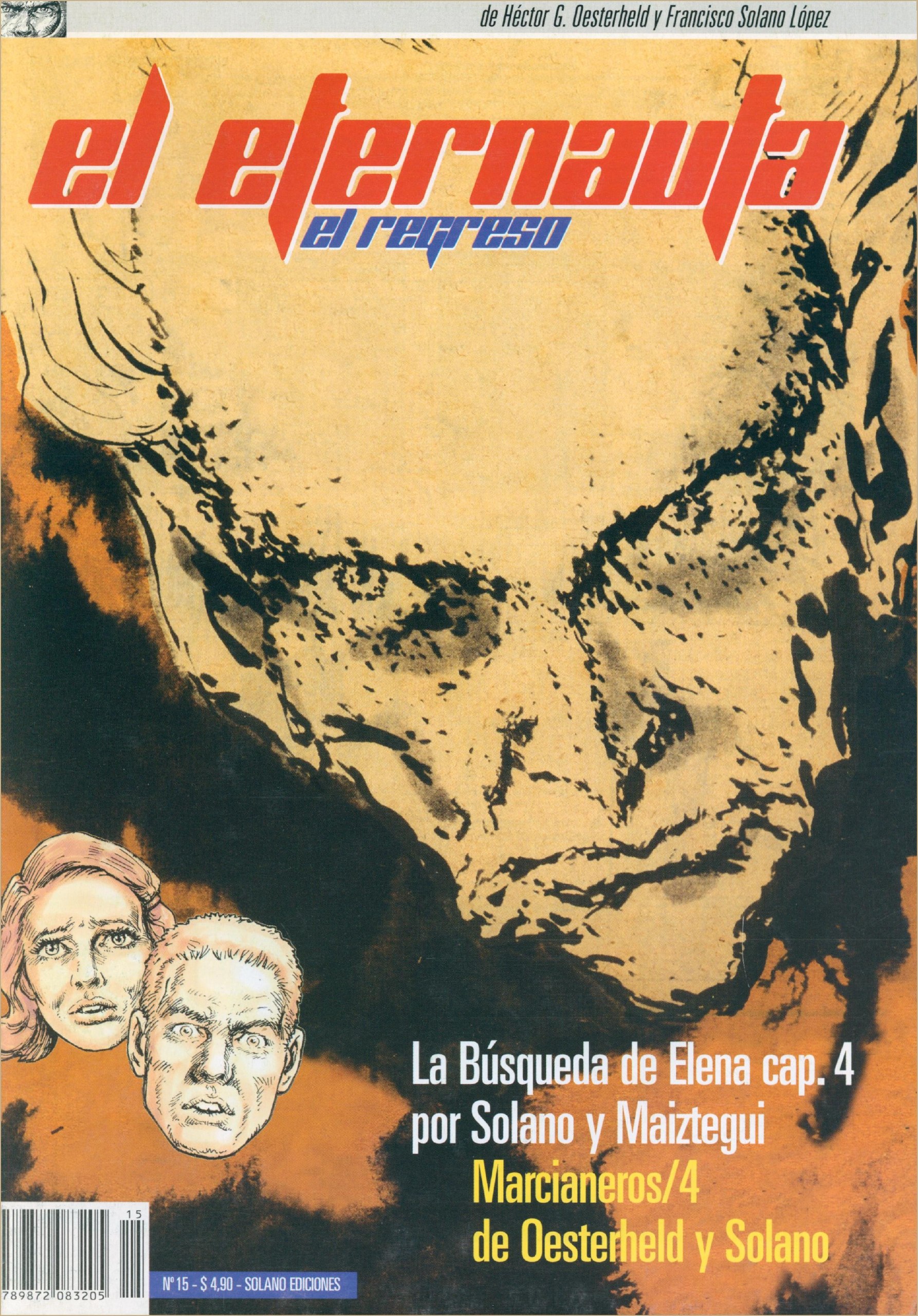 Portada ampliada de el eternauta el regreso
