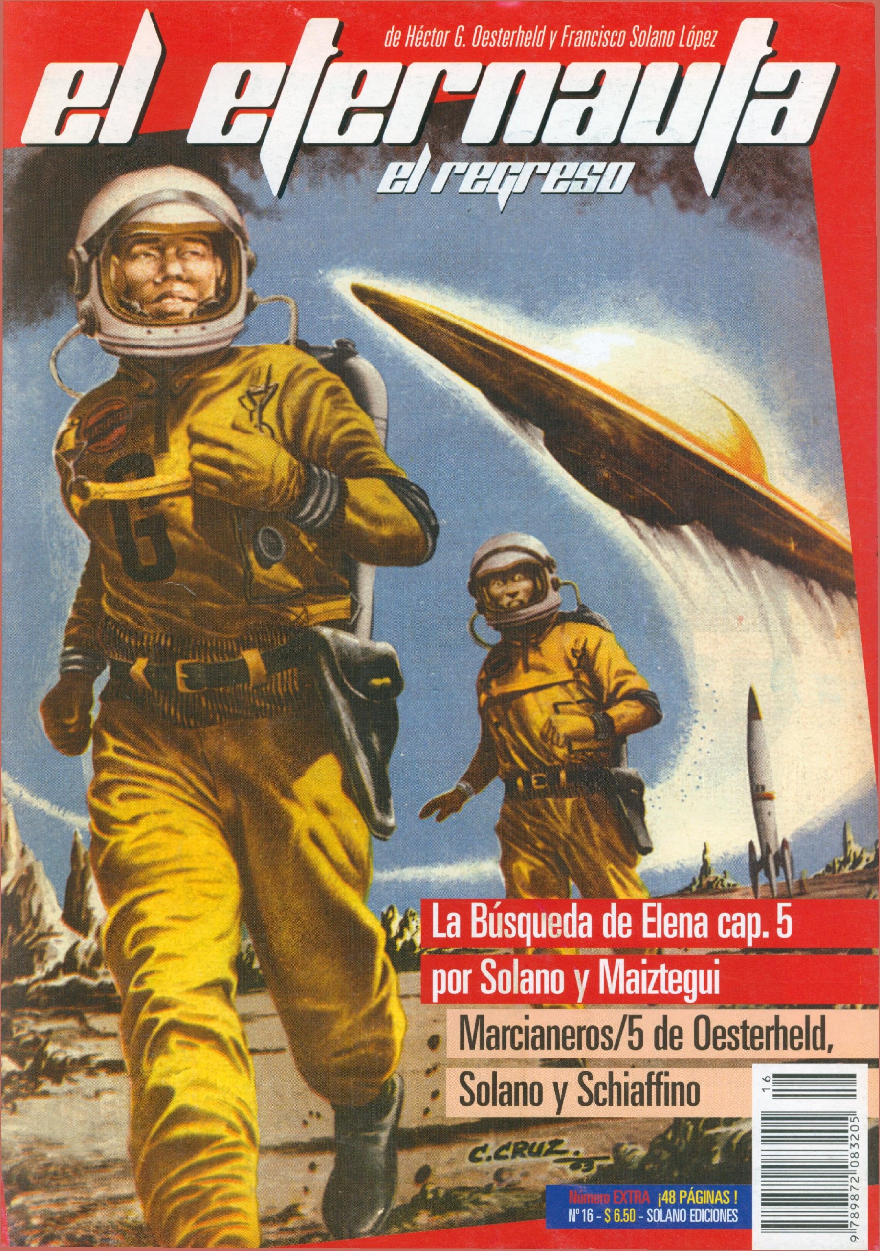 Portada ampliada de el eternauta el regreso