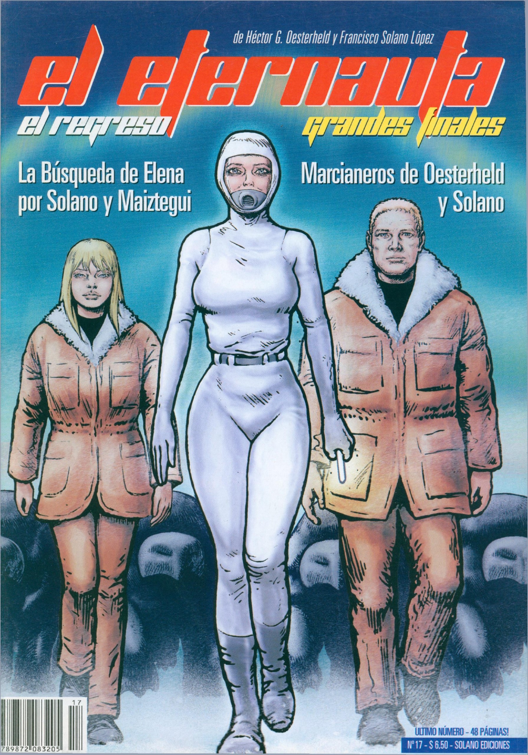 Portada ampliada de el eternauta el regreso grandes finales