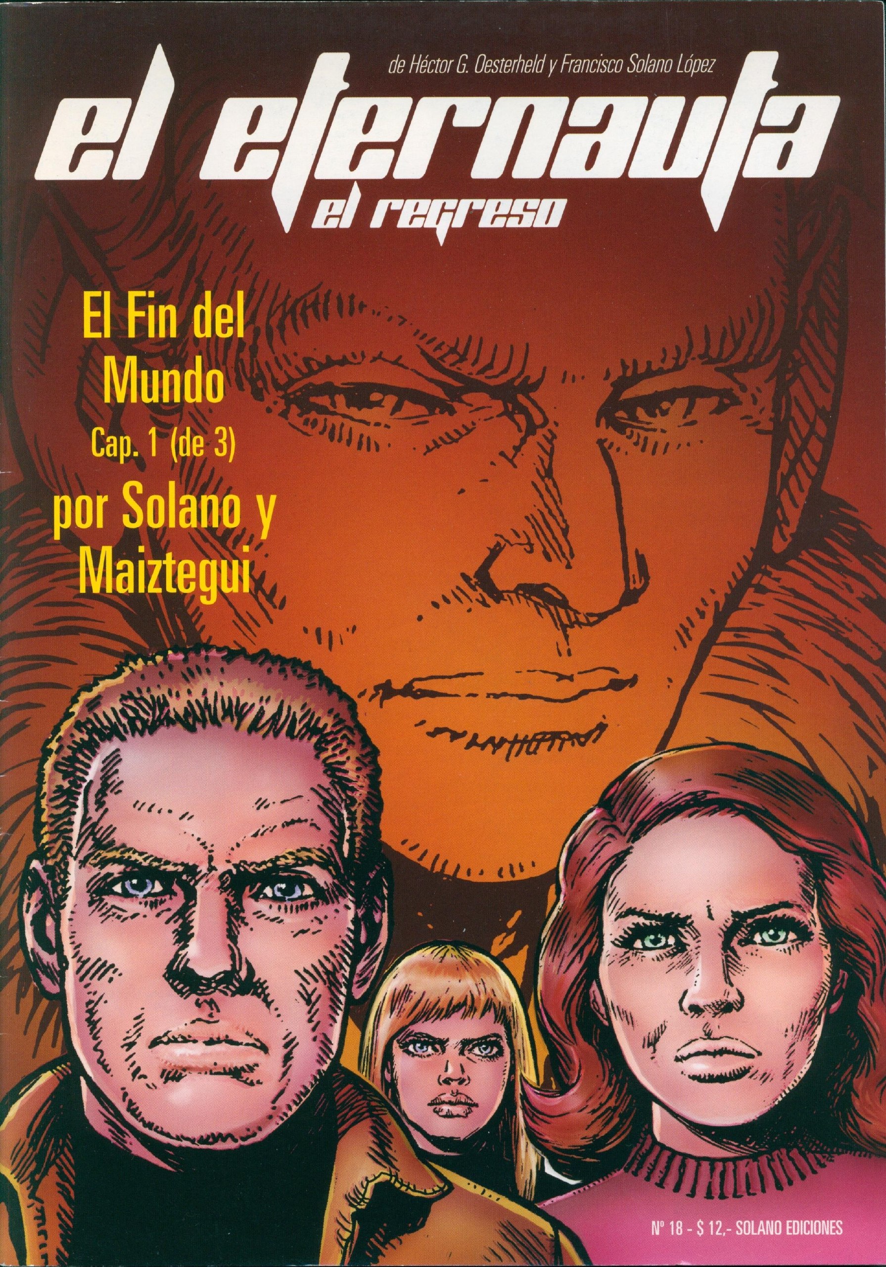 Portada ampliada de el eternauta el regreso