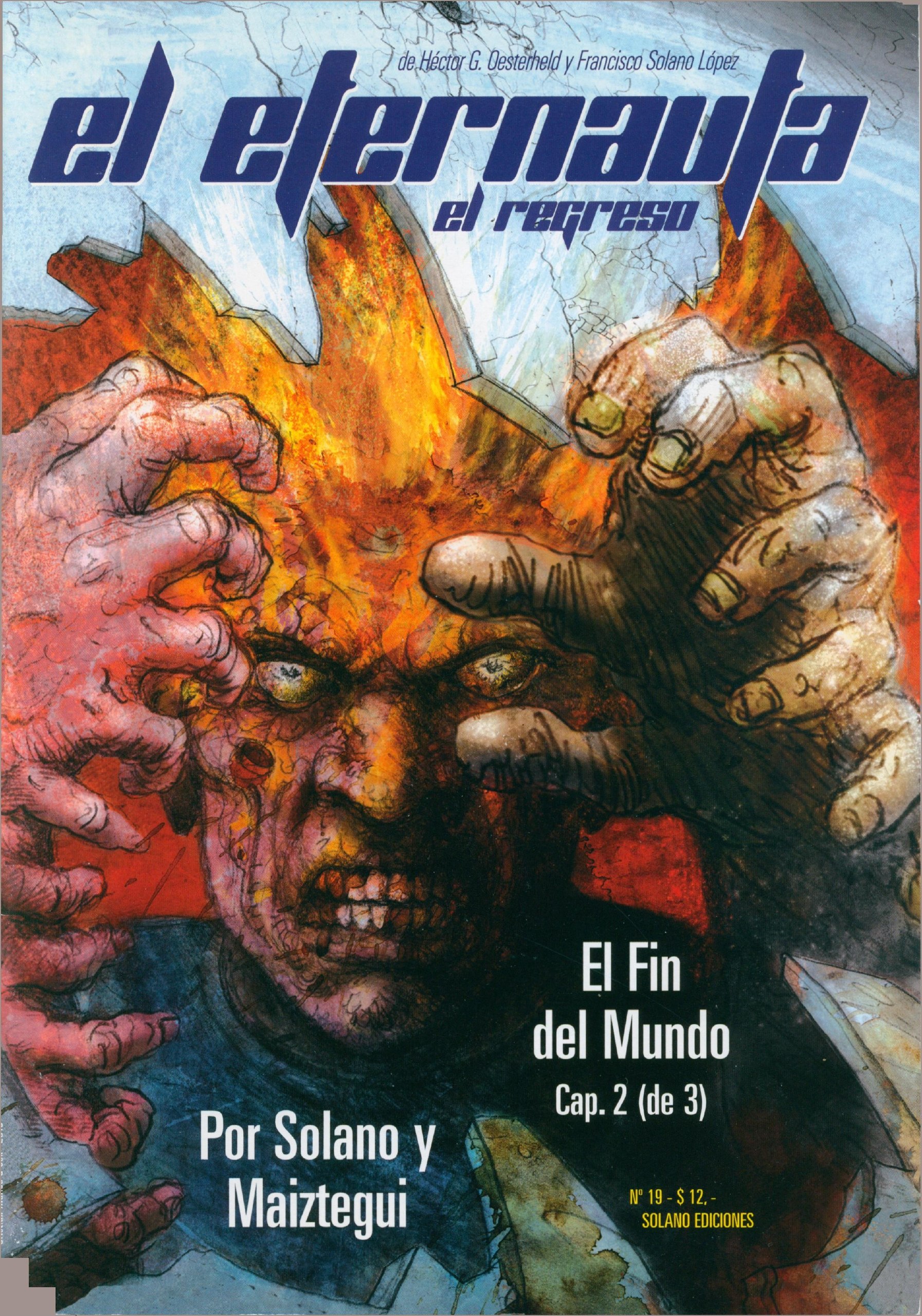 Portada ampliada de el eternauta el regreso