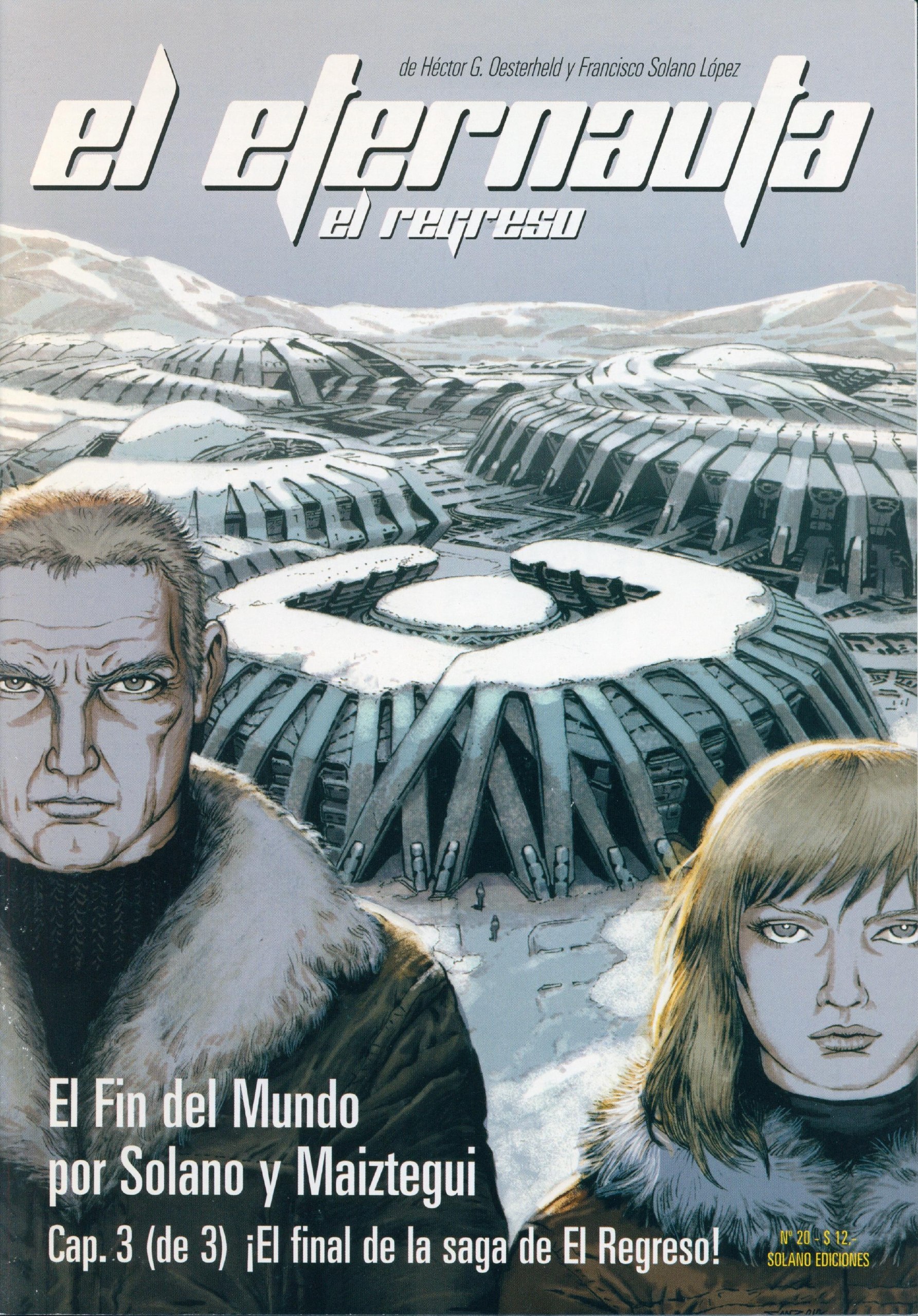 Portada ampliada de el eternauta el regreso