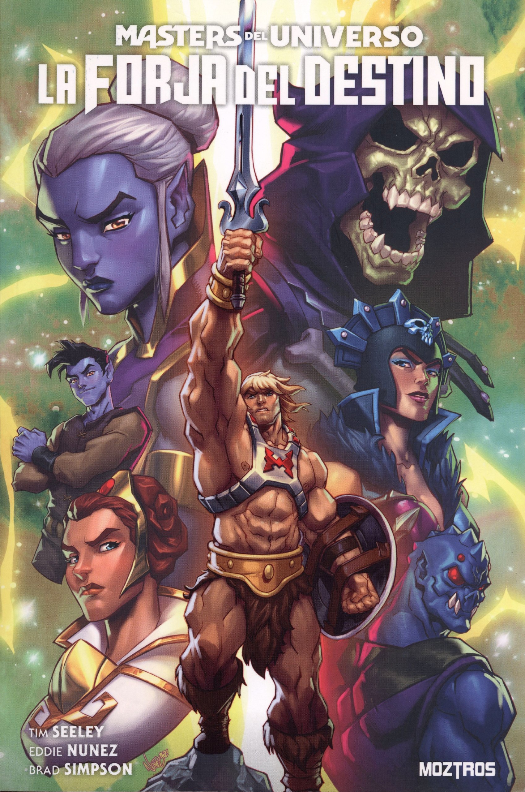 Portada ampliada de MASTERS UNIVERSO LA FORJA DEL DESTINO