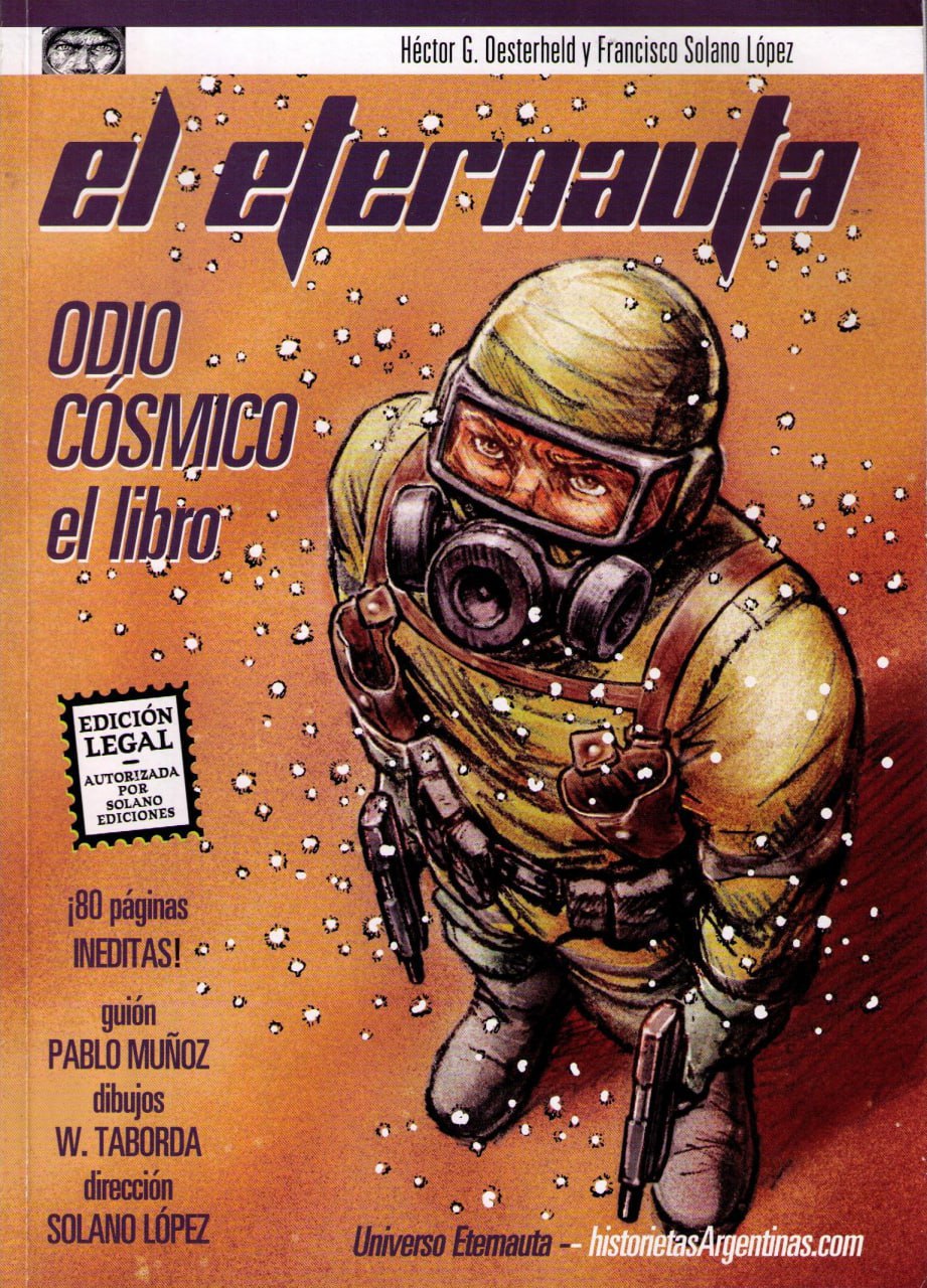 Portada ampliada de el eternauta