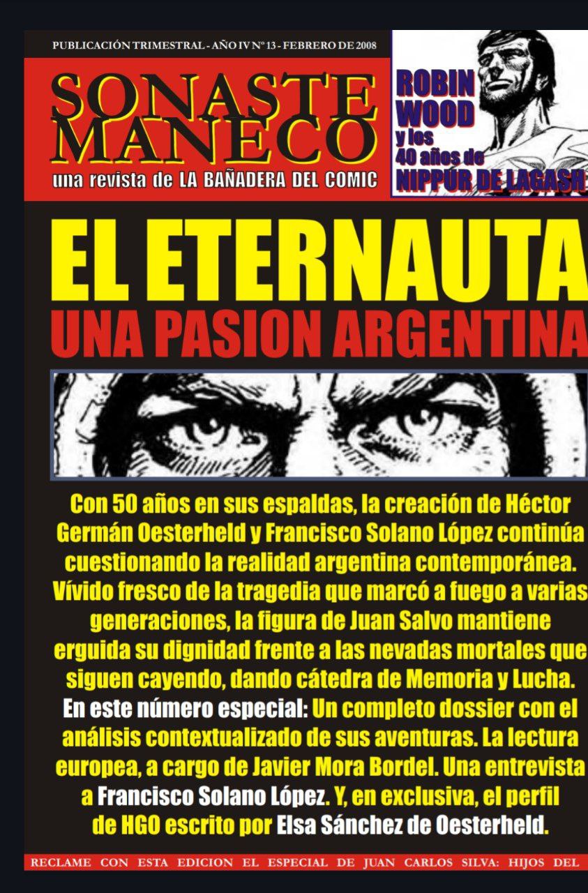 Portada ampliada de EL ETERNAUTA UNA PASION ARGENTINA