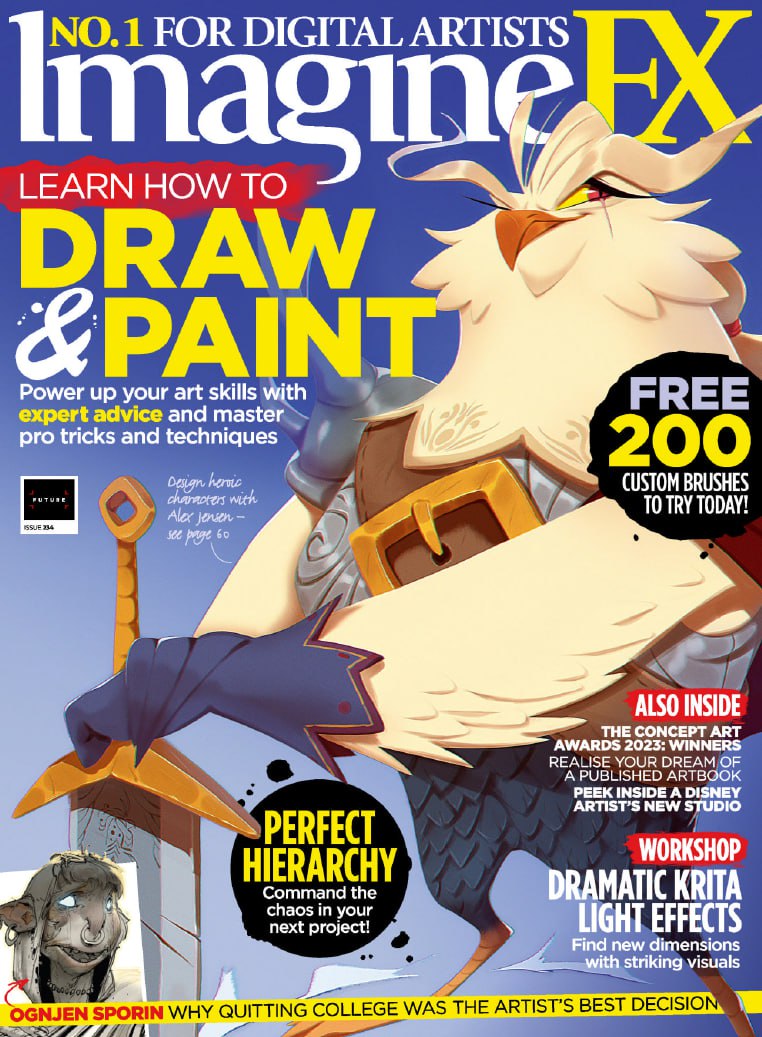 Portada ampliada de ImagineFX