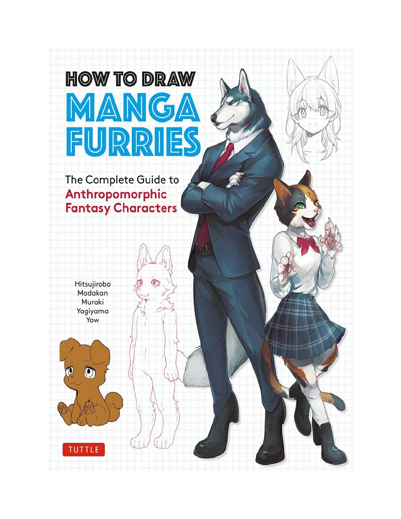 Portada ampliada de HOW TO DRAW MANGA FURRIES