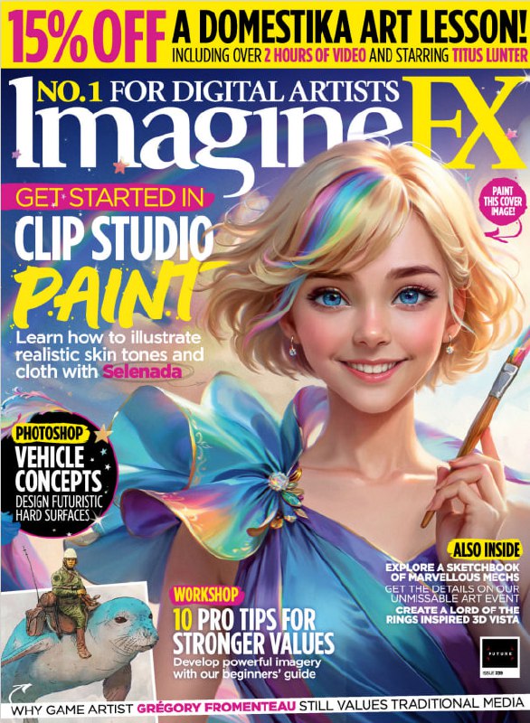 Portada ampliada de ImagineFX