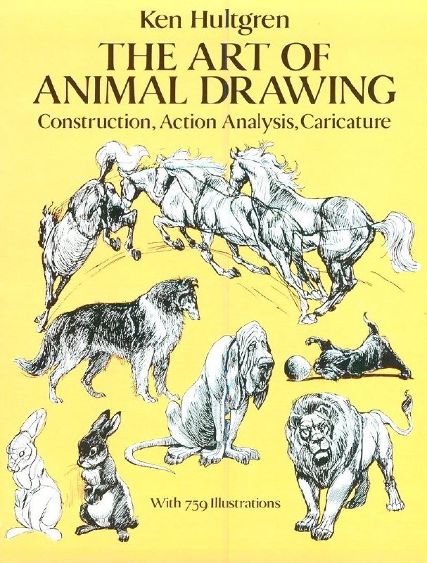 Portada ampliada de THE ART OF ANIMAL DRAWING