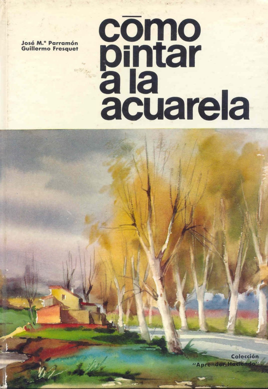 Portada ampliada de como pintar a la acuarela