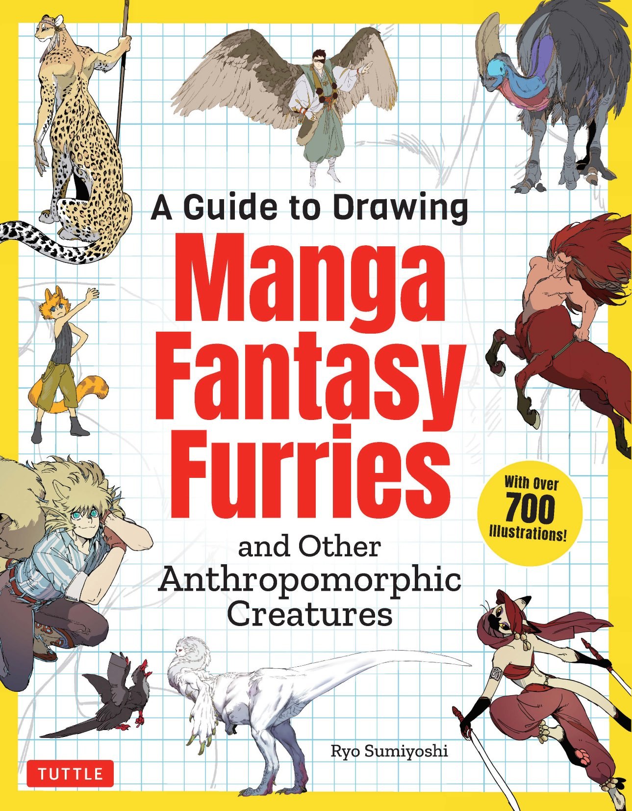 Portada ampliada de A Guide to Drawing Manga Fantasy Furries and Other Anthropomorphic Creatures