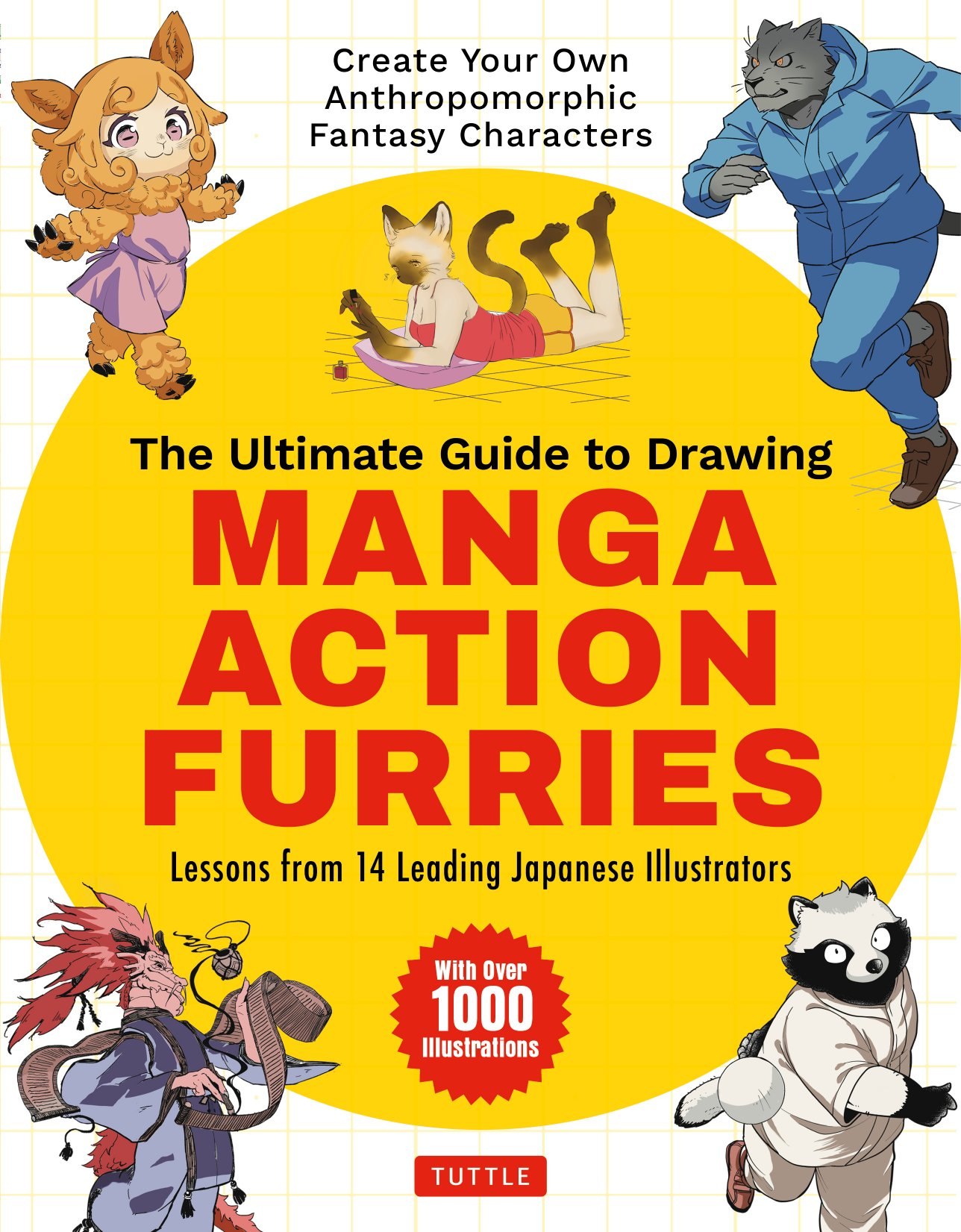 Portada ampliada de The Ultimate Guide to Drawing MANGA ACTION FURRIES