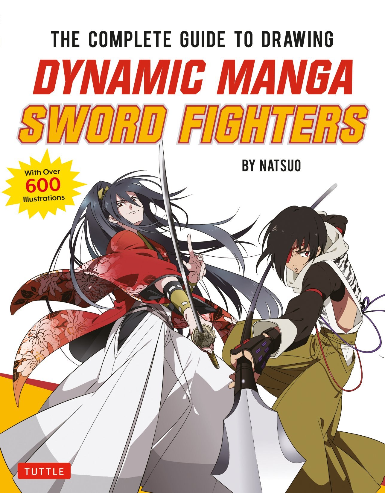 Portada ampliada de THE COMPLETE GUIDE TO DRAWING DYNAMIC MANGA SWORD FIGHTERS