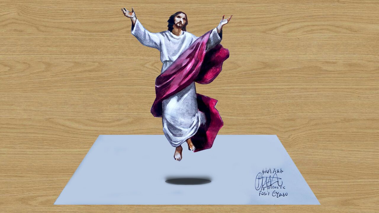 Portada ampliada de #3D art drawn by ፋሲል እያሱ