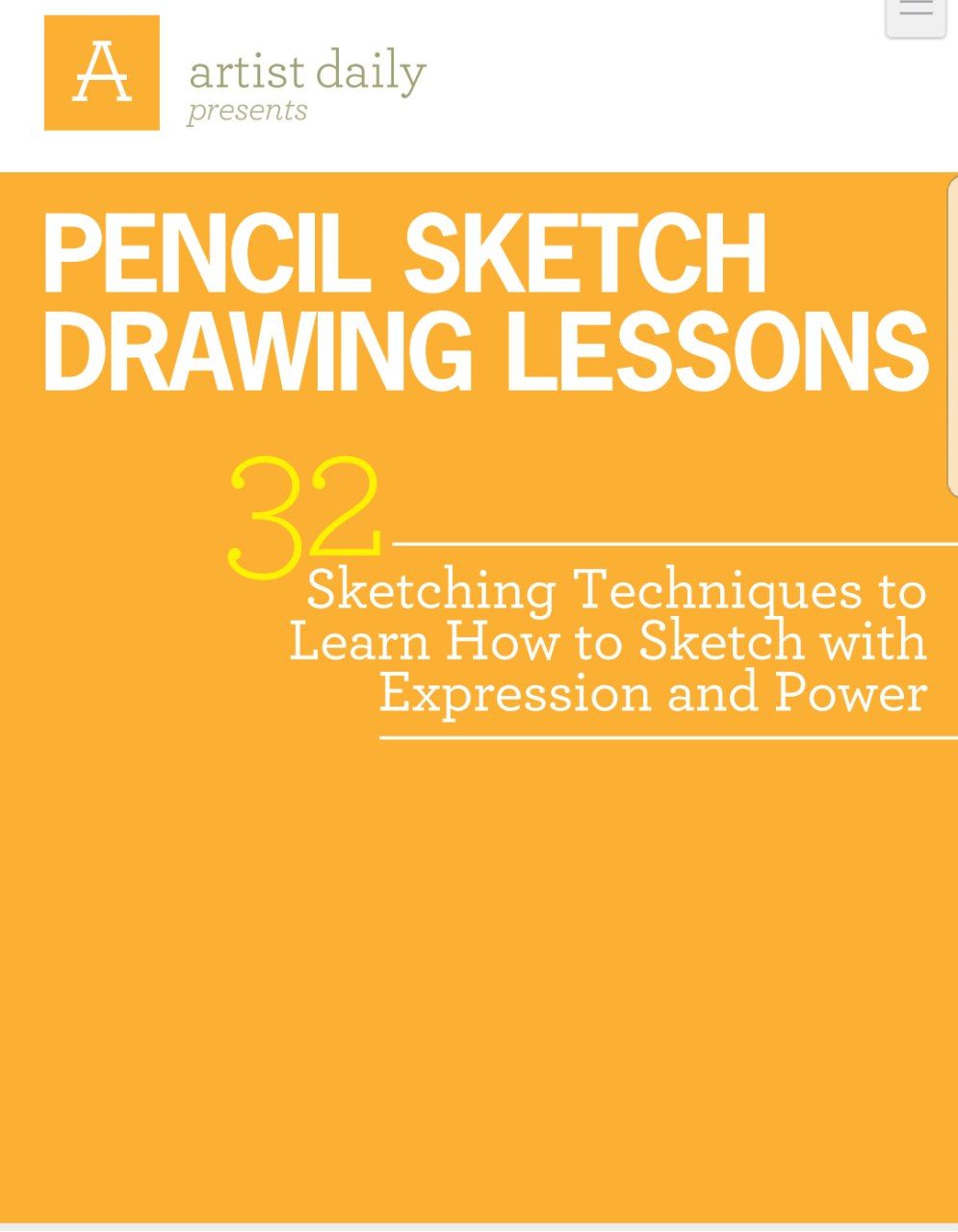 Portada ampliada de PENCIL SKETCH DRAWING LESSONS