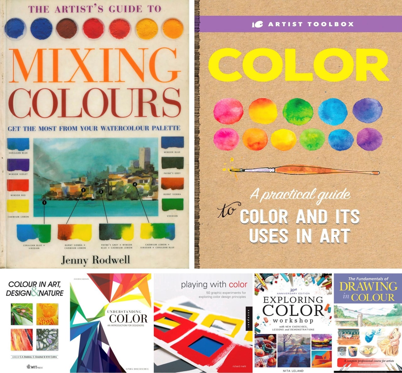 Portada ampliada de THE ARTIST'S GUIDE TO MIXING COLOURS