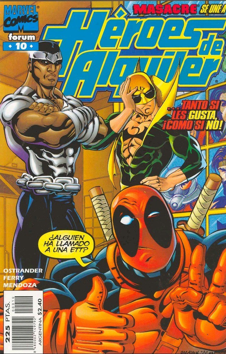 Portada ampliada de Heroes de Alquiler