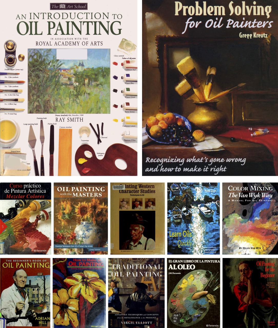 Portada ampliada de AN INTRODUCTION TO OIL PAINTING