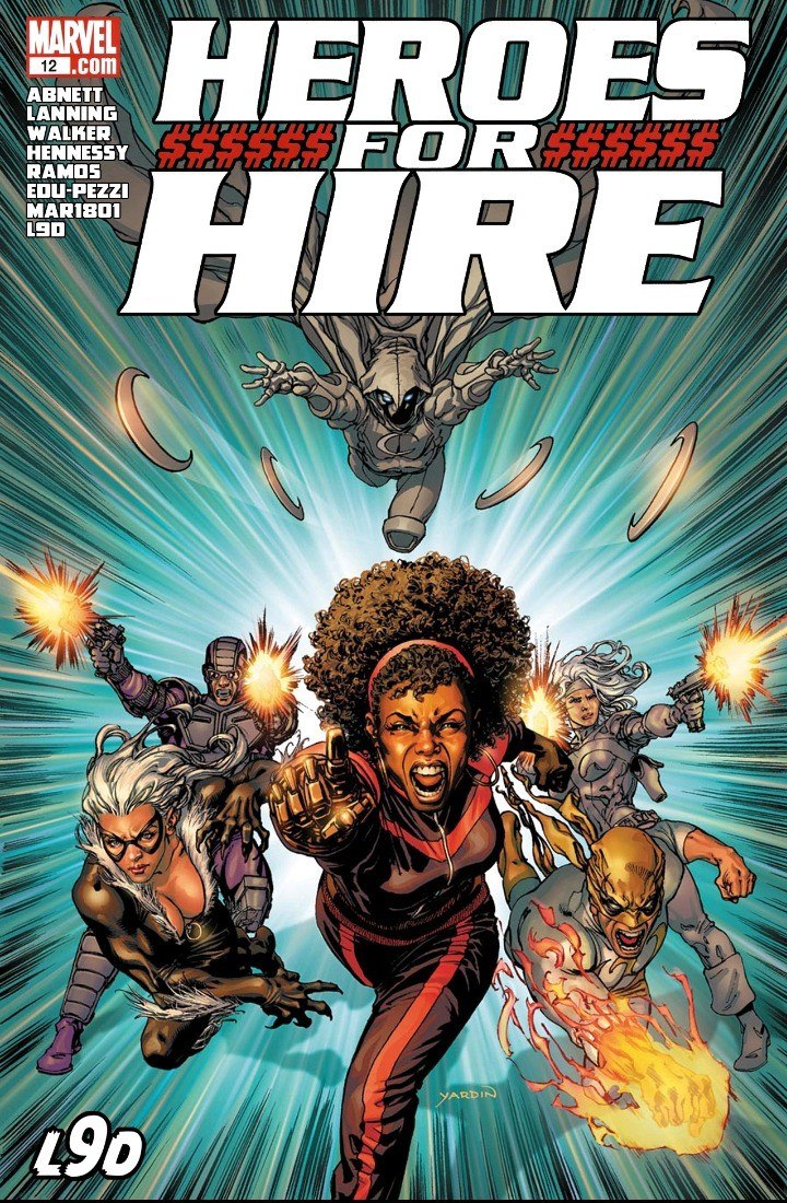 Portada ampliada de Heroes For Hire